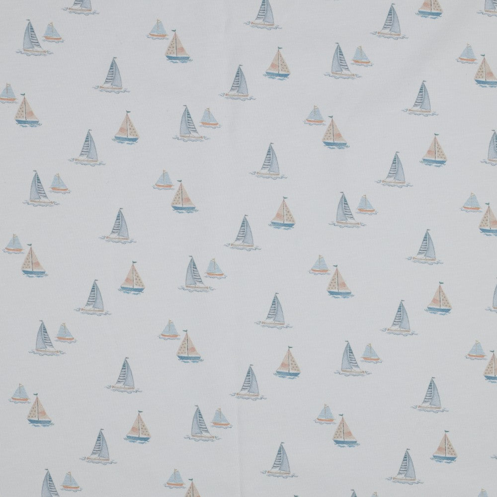 JERSEY COTON BOAT BLANC