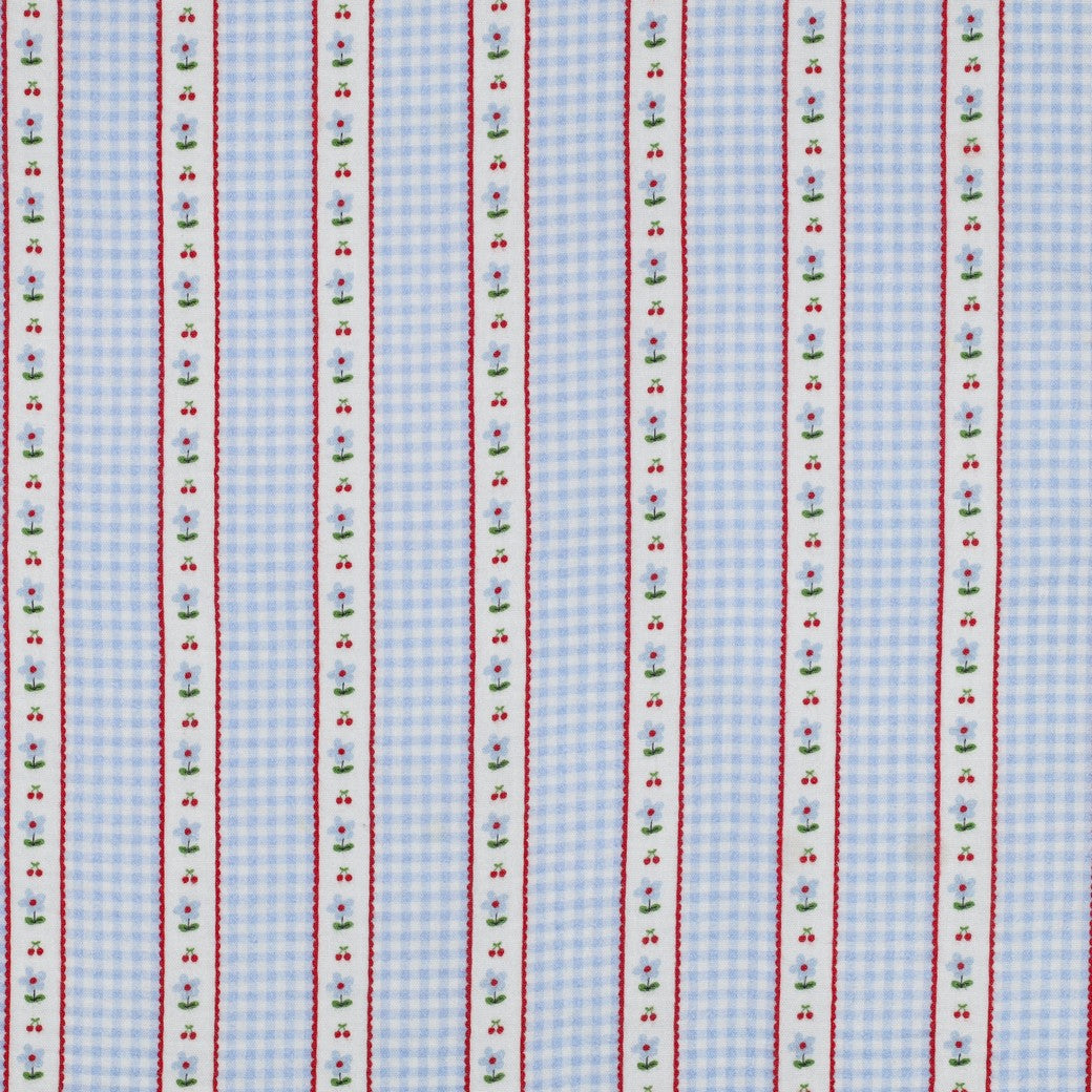 DOUBLE GAZE DE COTON HELENE BLEU BY POPPY