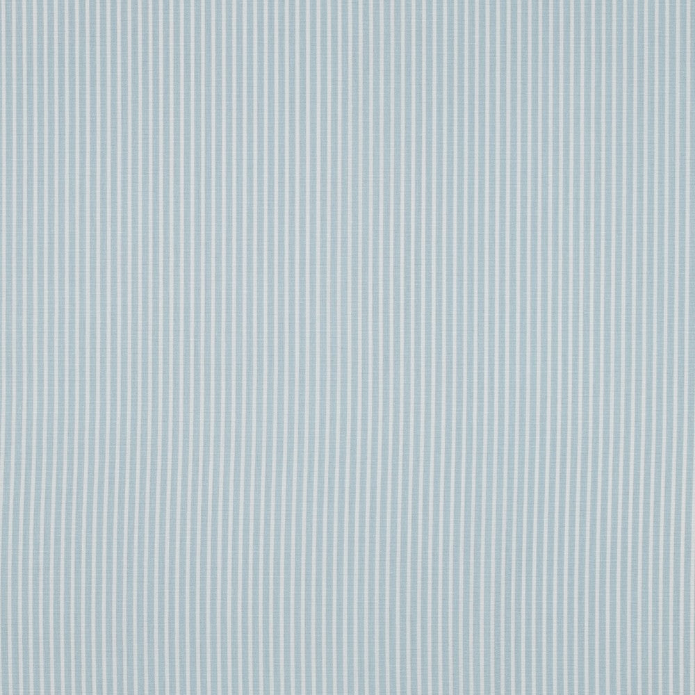 POPELINE DE COTON STRIPES LIGHT BLUE