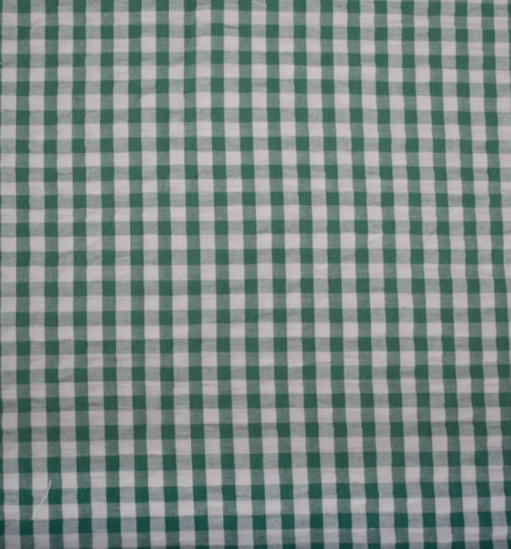 Seersucker ELI Blanc Casse / Vert