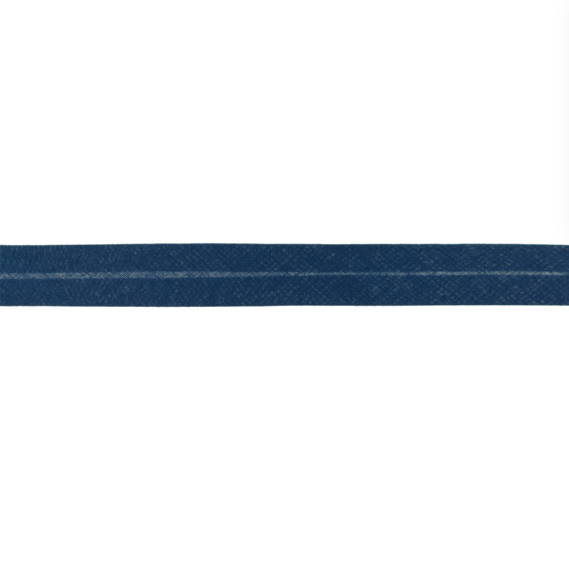 Biais Uni Coton - Bleu foncé