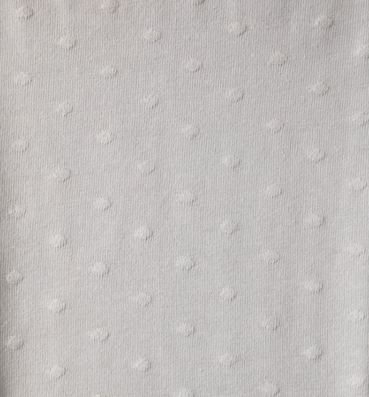 Jersey Pois Reliefs Gris Clair