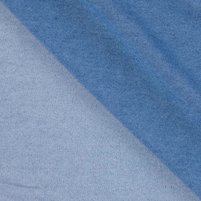 CHAMBRAY VISCOSE Medium Blue