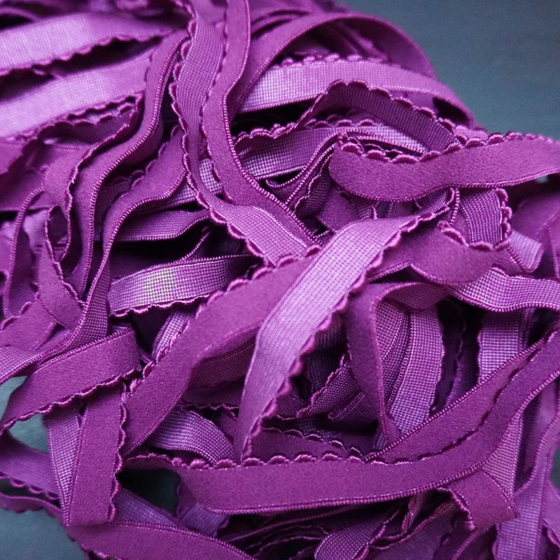 ELASTIQUE PICOT VIOLET
