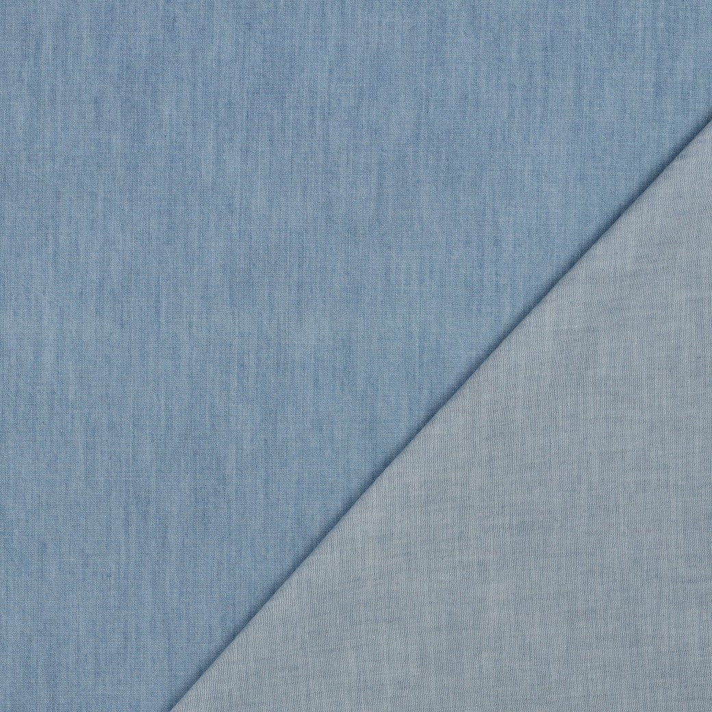 CHAMBRAY indigo light bleu