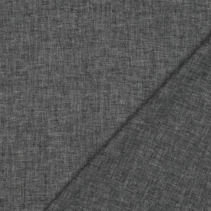 LIN COTON CHEVRONS NOIR