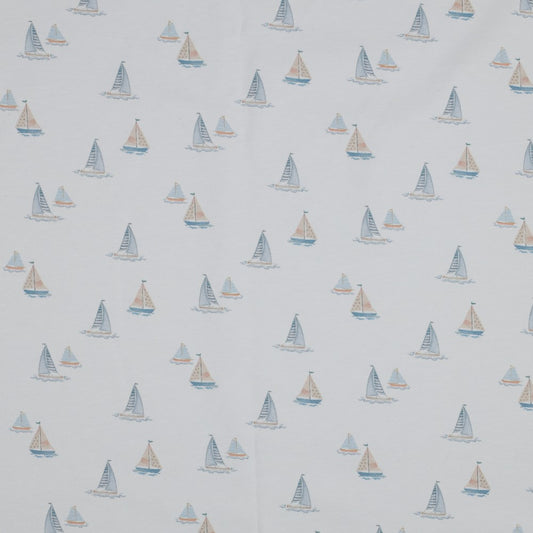 JERSEY COTON BOAT BLANC