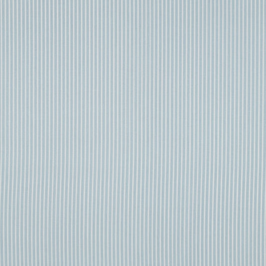 POPELINE DE COTON STRIPES LIGHT BLUE