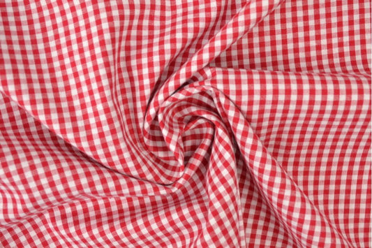 COTON VICHY ROUGE 2,5MM