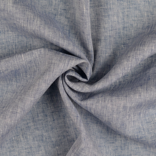 LIN TISSÉ BLEU CHINÉ