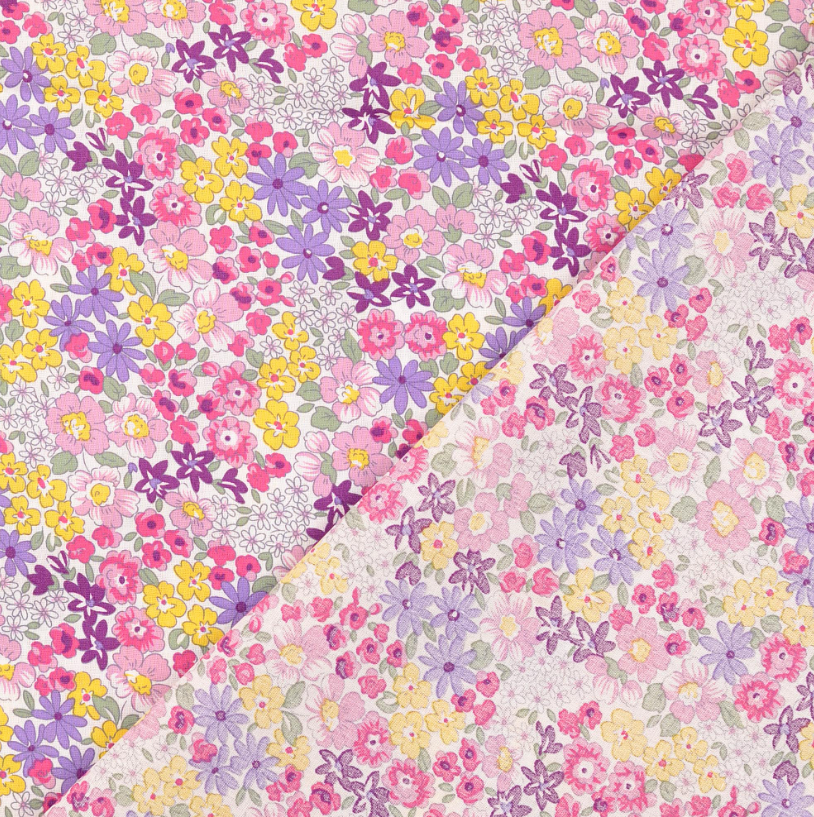 COUPON 1M POPELINE SOPHIE ROSE