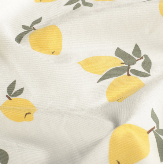 JERSEY COTON CITRON BLAN CASSÉ
