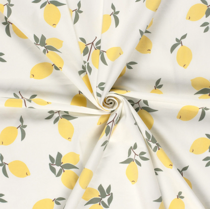 JERSEY COTON CITRON BLAN CASSÉ