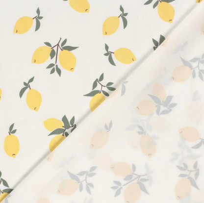 JERSEY COTON CITRON BLAN CASSÉ