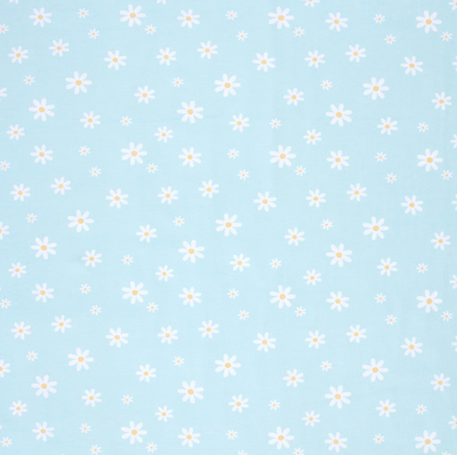 JERSEY COTON MARGUERITE BLEU CIEL