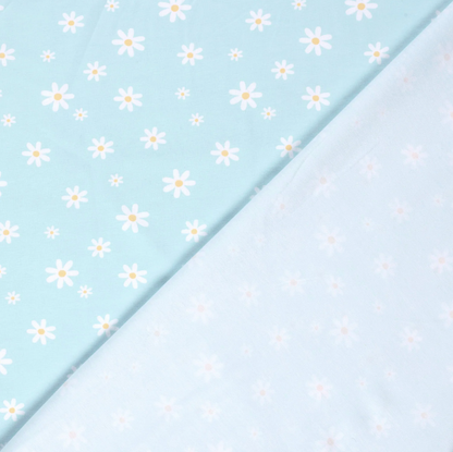 JERSEY COTON MARGUERITE BLEU CIEL