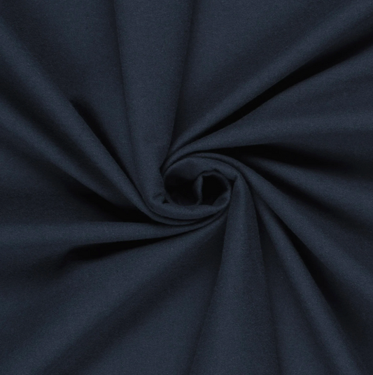 Flanelle brossé BLEU MARINE