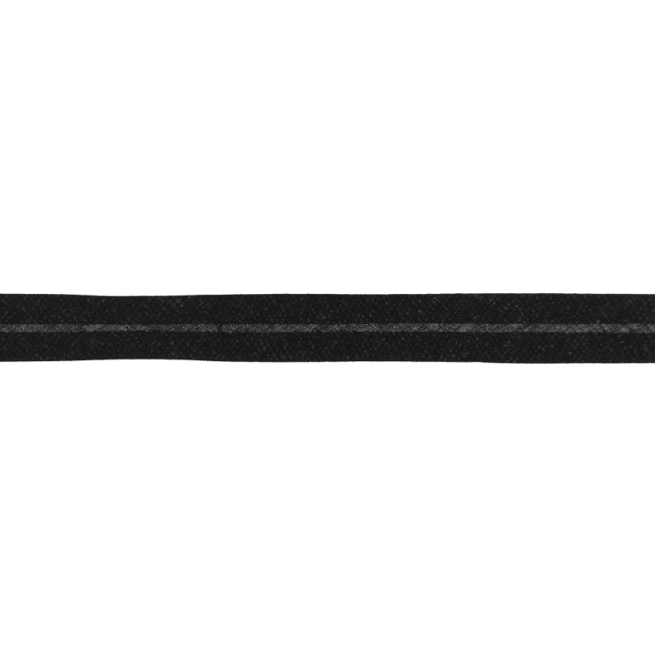 Biais Uni Coton - Noir