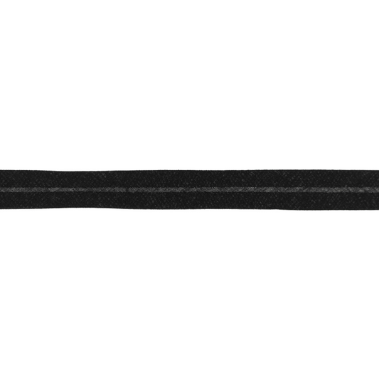 Biais Uni Coton - Noir