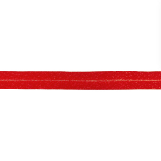 Biais Uni Coton - Rouge