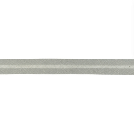 Biais Uni Coton - Gris clair