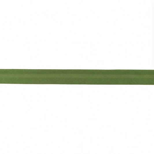 Biais Uni Coton - Armée