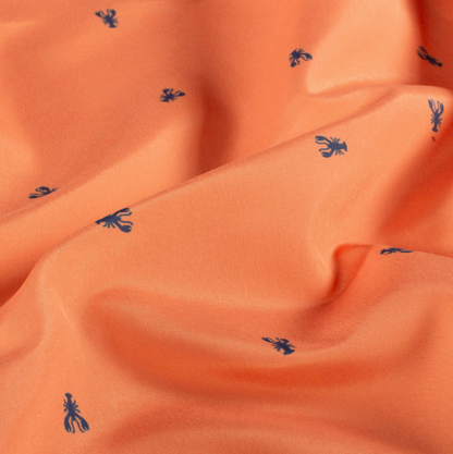 Short de bain homme déperlant corail homard