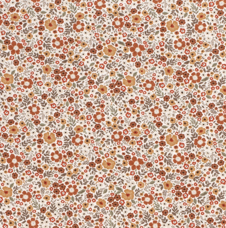 Jersey de Coton jardin de fleurs