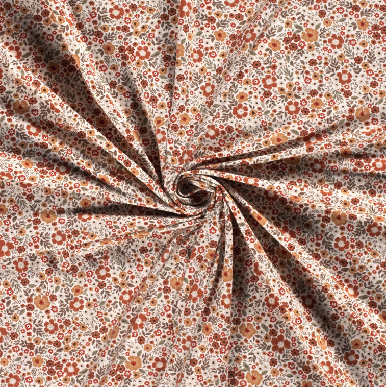 Jersey de Coton jardin de fleurs