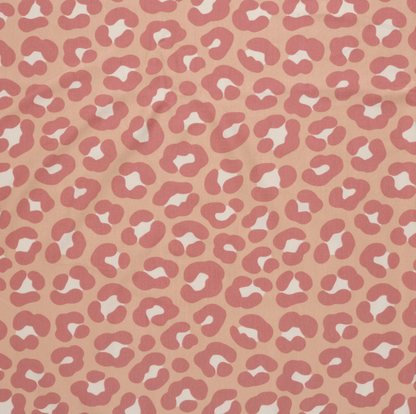 Jersey de Coton tissu imprimé Panther Nude