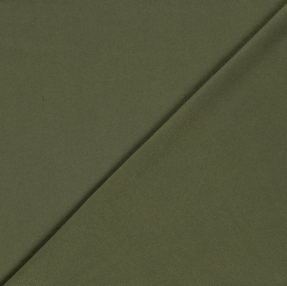 Heavy Knit tissu Unicolore Vert Foret
