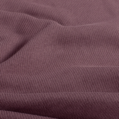 Heavy Knit tissu Unicolore Mauve
