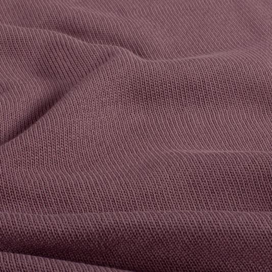 Heavy Knit tissu Unicolore Mauve