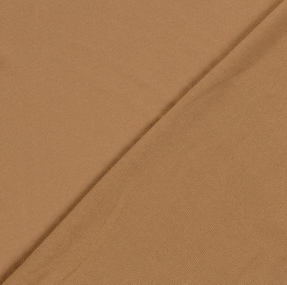 Heavy Knit tissu Unicolore Noix de Muscade