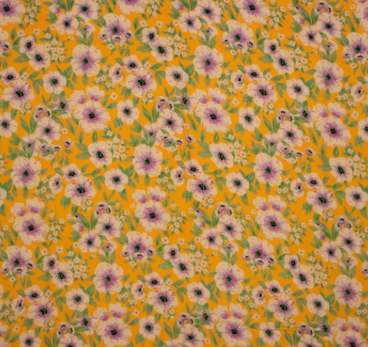 Viscose Imprimée BELLA jaune