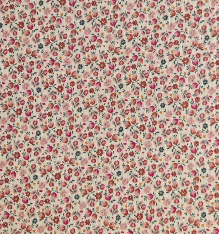 Double Gaze Imprimée CASEILLE Latte / Rose