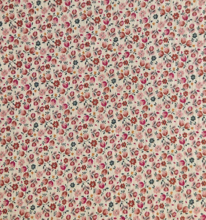 Double Gaze Imprimée CASEILLE Latte / Rose