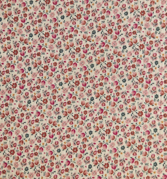 Double Gaze Imprimée CASEILLE Latte / Rose