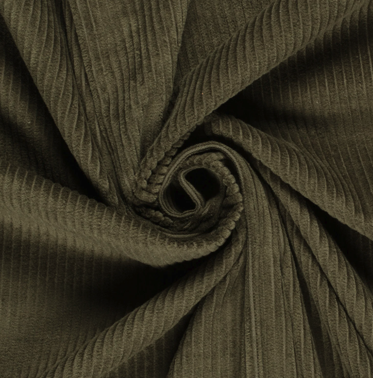 Velours Côtelé 4.5w  VERT KAKI