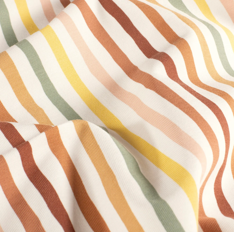 JERSEY COTON RAYURES MULTICOLOR
