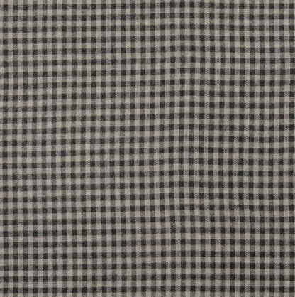 Flanelle tissu Petits Carreaux Gris Gris