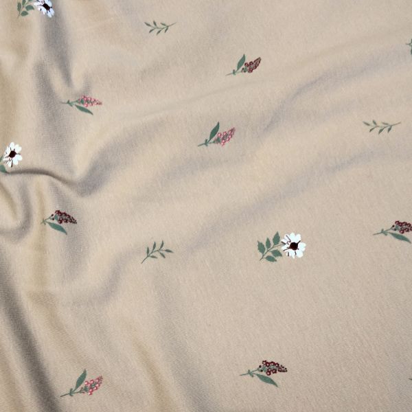 Jersey de Coton ELSA beige