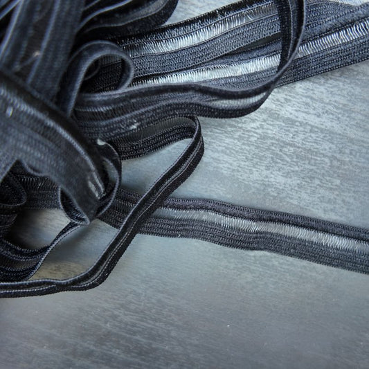 ELASTIQUE FANTAISIE NOIR 1