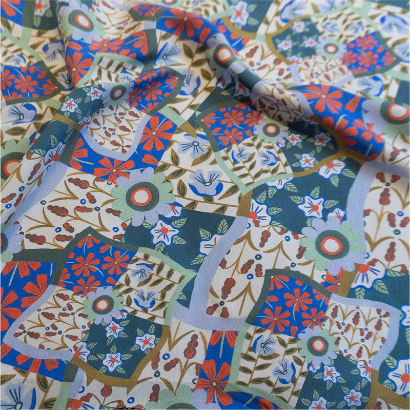 COUPON 1M70VISCOSE KIMONO BLEU