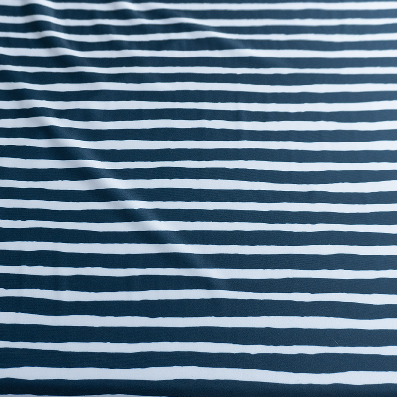 MAILLOT DE BAIN RAYURES BLEU/VERT