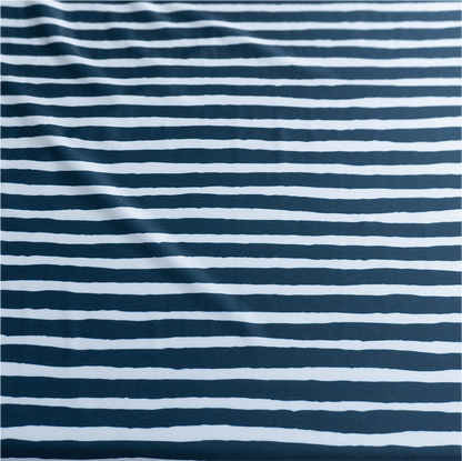 MAILLOT DE BAIN RAYURES BLEU/VERT