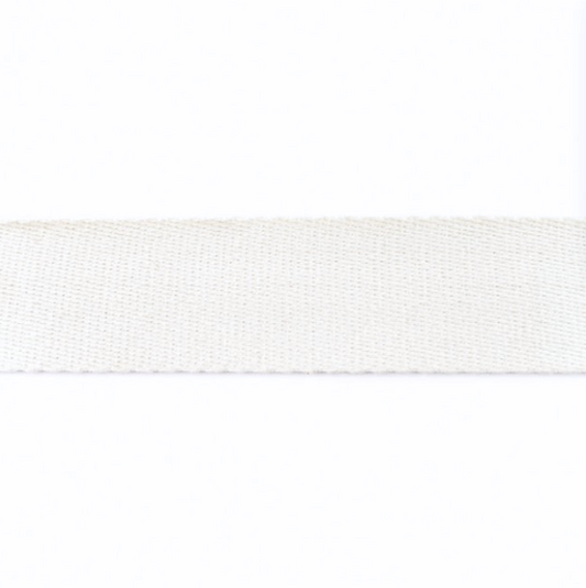 SANGLE 4 CM BLANC CASSÉ/GRIS TRÈS CLAIR