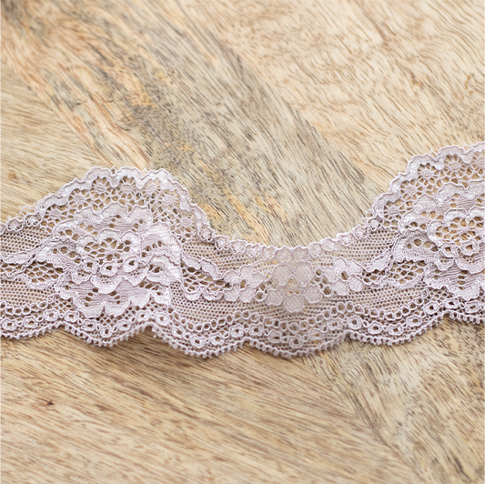 BORDURE VAGUE 5 CM MAUVE (TRIM)